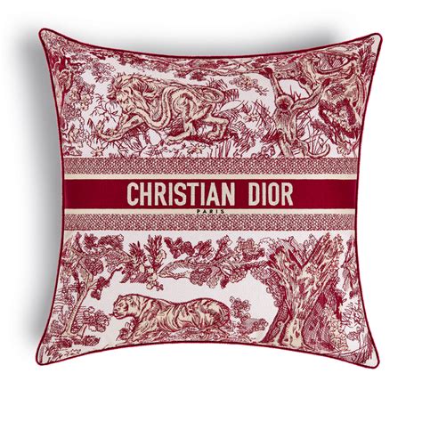 cojin christian dior|Cojín cuadrado Motivo Toile de Jouy Crucero 2022 color rose .